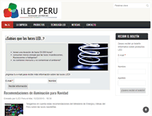Tablet Screenshot of iledperu.com